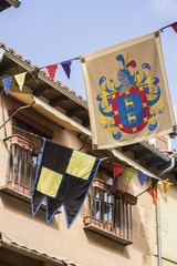traditional medieval festival in the streets of Alcala de Henares, Madrid Spain