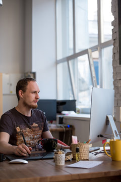 Man Working