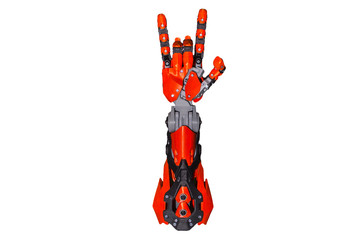Hand for robot red color