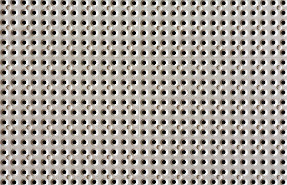Old processor socket closeup