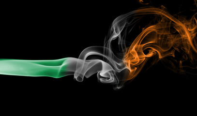 Ireland national smoke flag