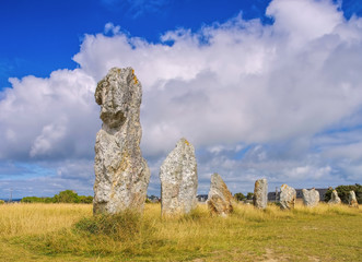 Steinreihen von Lagatjar, Halbinsel Crozon in der Bretagne - Alignements de Lagatjar in Brittany