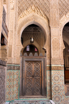 Medersa (Koranschule) in der Medina von Fes, Marokko