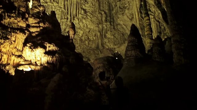 Excursion to the cave D'Arta on the island of Mallorca.