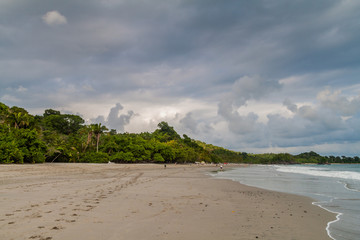 Beach in Manuel Antonio village, Costa Rica