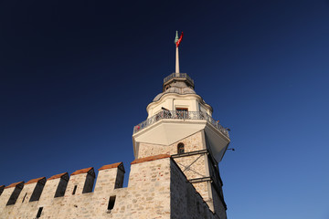 Maidens Tower in Bosphorus Strait, Istanbul © EvrenKalinbacak