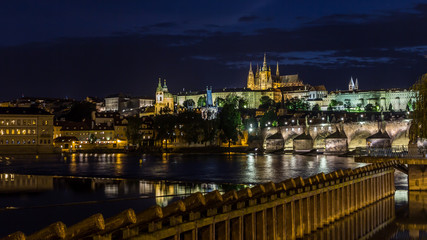 Fototapeta na wymiar Beautiful landscape of Prague
