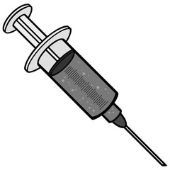 Flu Shot Illustration