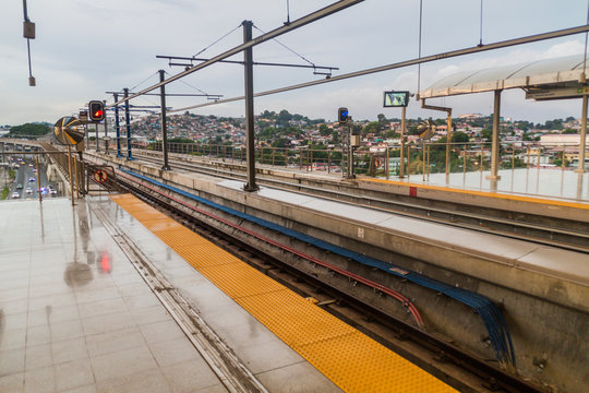 Elevated Section Of Panama Metro.