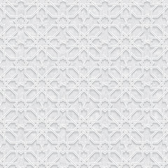 Fototapeta premium Geometric Grey Pattern with light background