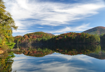 Mountain Lake in the Fall