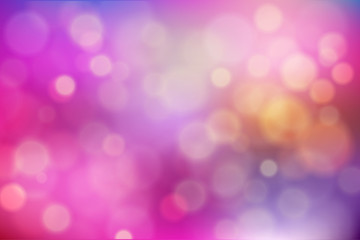 Abstract colored bokeh 