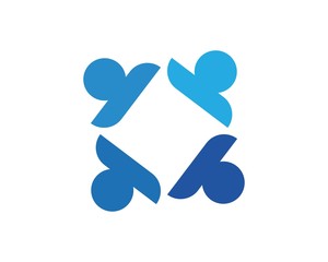 community care Logo template