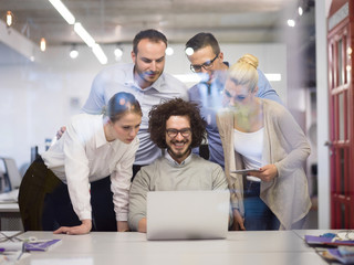 Obraz premium Portrait of successful Business people