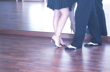 Ballroom dance dancers
