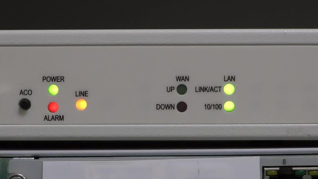 Bootloading modem in server room, blink led