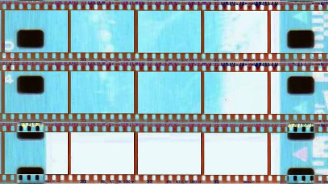 Grunge background with retro filmstrips