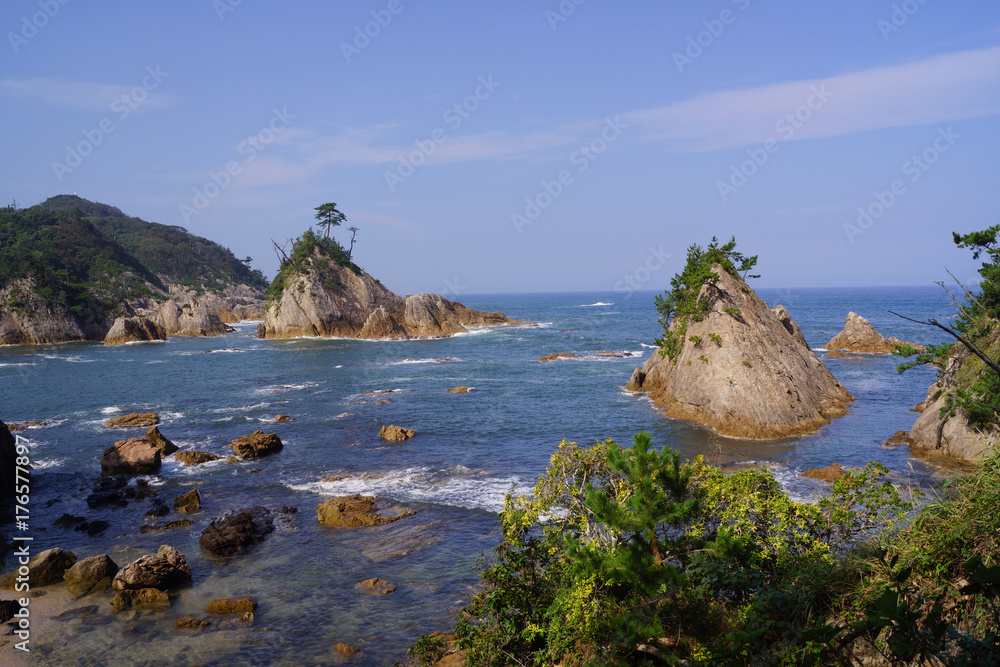 Wall mural 浦富海岸