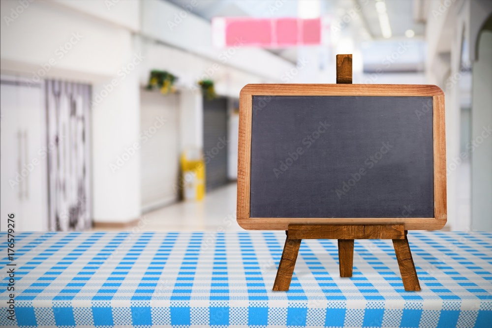Poster composite image of image of a blackboard