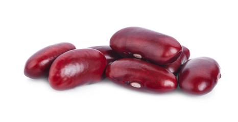 Red bean isolated on white background