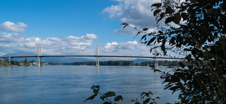 Golden Ears Bridge From Barnston Island