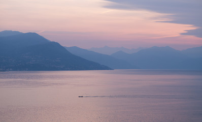 Fototapeta na wymiar Italian Lakes, Lake Maggiore