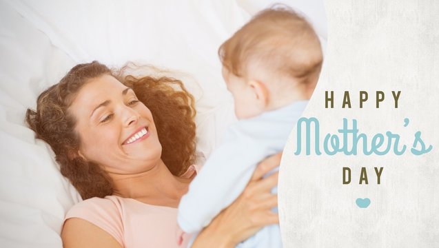 Composite image of mothers day greeting