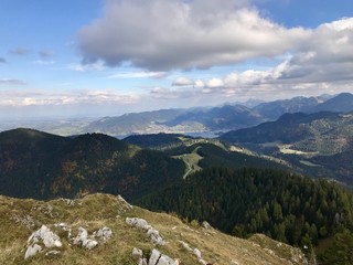 Fototapeta na wymiar Alpen und Tegernsee (Bayern)