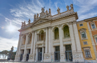 Fototapeta na wymiar St. John Lateran Basilica, Rome, Italy.