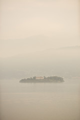 Isola Madre on a foggy morning