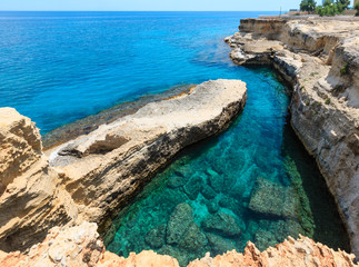 Grotta del Canale, Sant'Andrea, Salento sea coast, Italy