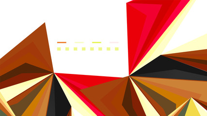 Modern triangle presentation template