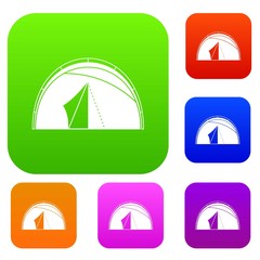 Dome tent set color collection