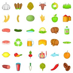 Worker icons set, isometric style