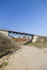 The bridge over the river