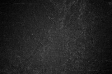 Dark grey black slate background or natural stone texture.