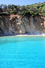 beautiful beach in lefkada greece