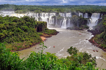 Fototapeta na wymiar Brazil Cataratas del Iguazu