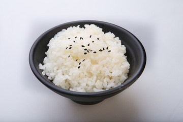 Japanese rice in black  bow
