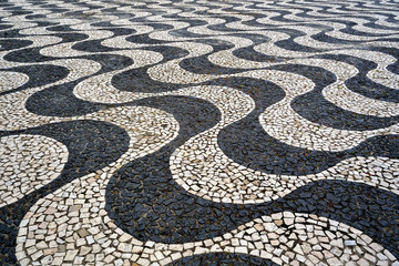 Brazil Manaus Praca Sao Sebastiao wavy pattern