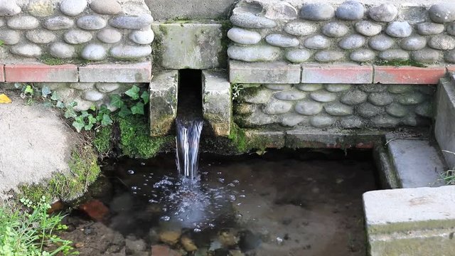 Water source or water spring