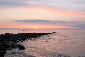 Buhne am Meer, Traueranzeige, Seebestatttung