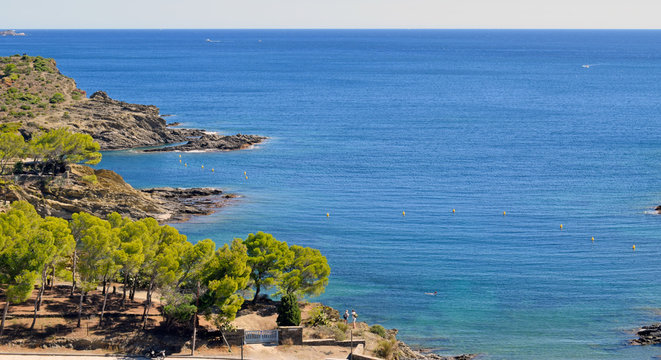 Fototapeta Paisajes de la Costa Brava, Gerona España  