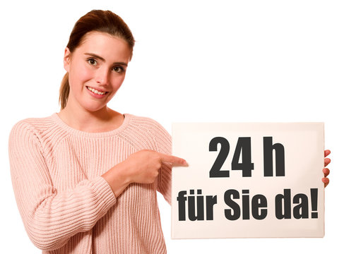 24h f&uuml;r Sie da!