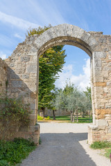 Fototapeta na wymiar Torbogen in San Gimignano