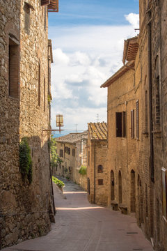 Gasse - San Gimignano - Toskana - Italien