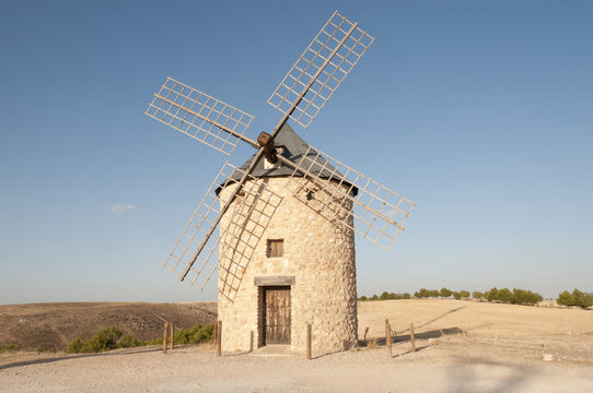 Windmill in Spain: Belmonte, Castilla la Mancha