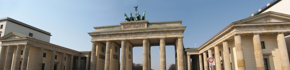 Landmark architecture of Berlin, Germany.