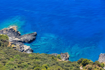 Tyrrhenian sea coast, Italy