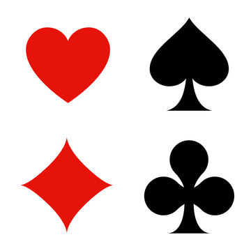 playing card flat icon for apps and websites - ic&ocirc;ne jeux de cartes pour sites web et applicaitons